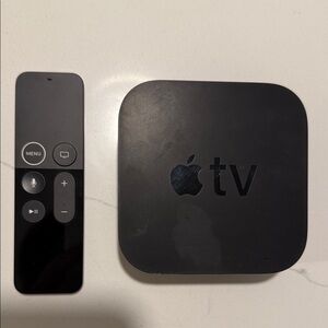 Apple TV with remote